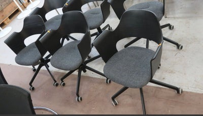 Spisebordsstol, Konferencestole, Fjällberget 6 stk., Til salg: 6 stk. Fjällberget konferencestole, e