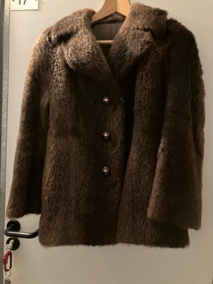 Pels, str. 40, Vintage Mink 1980s,  Brown,  Mink,  Næsten som ny, Beautiful vintage mink jacket from
