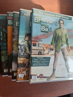 DVD, TV-serier, Breaking Bad 
Alle 5 Sæsoner
Sælges samlet
Som nye

Den komplette samling af hit-ser