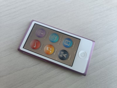 iPod, Nano generation 7, 16 GB, Perfekt, Gen. 7 (model A1446), så godt som ubrugt iPod med touchskær
