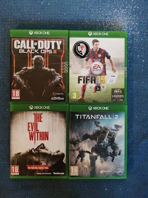 Fedt Xbox One Lot, Xbox One, To FPS I verdensklasse i form af Call of Duty Black Ops III (Campaign, 
