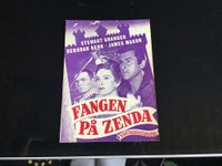 Andre samleobjekter, Filmprogram Fangen på Zenda bl.a