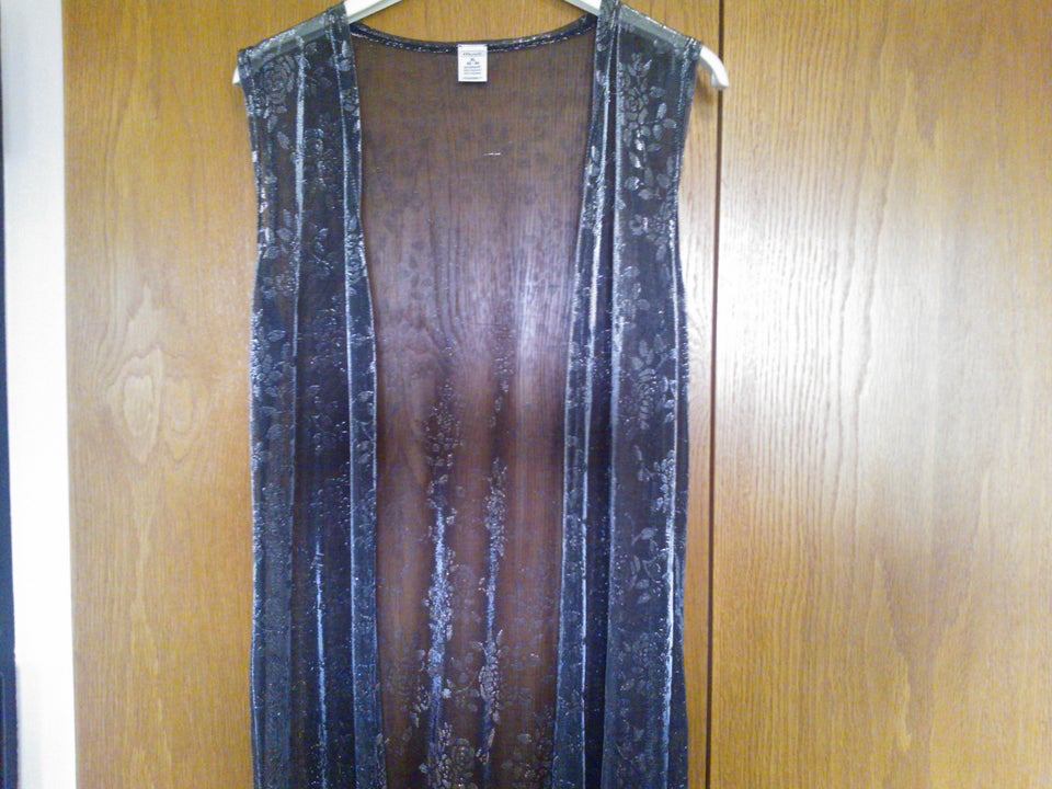 Vest, VINTAGE fra 90èrne, Lang vest