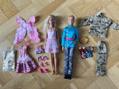 Barbie, FAST PRIS.
Barbie og Ken med tilbehør. Sælges kun samlet.