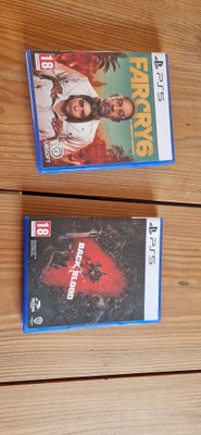 Farcry 6 og Back 4 Blood, PS5, Samlet pris