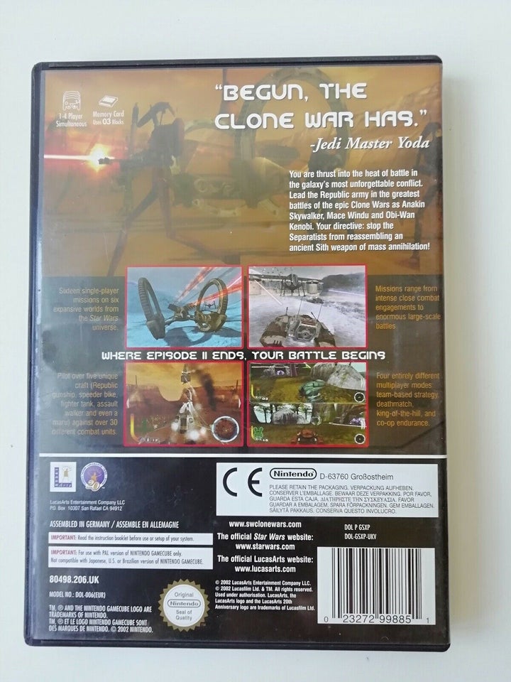 StarWars. The Clone Wars., Gamecube, adventure