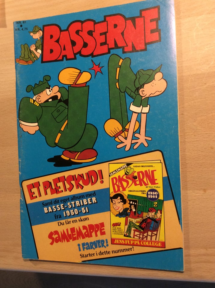 Basserne fra 1977 -1979 med indlæg, Tegneserie