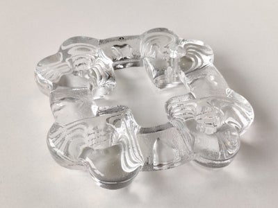 Glas, Lysestage Skulptur, PUKEBERG Heart of Glass, Autospørgsmål: Er varen stadig til salg? Svar: JA