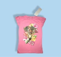 Bluse, Ny 122 / 134 bluse t-shirts trøje pink Tiger ,