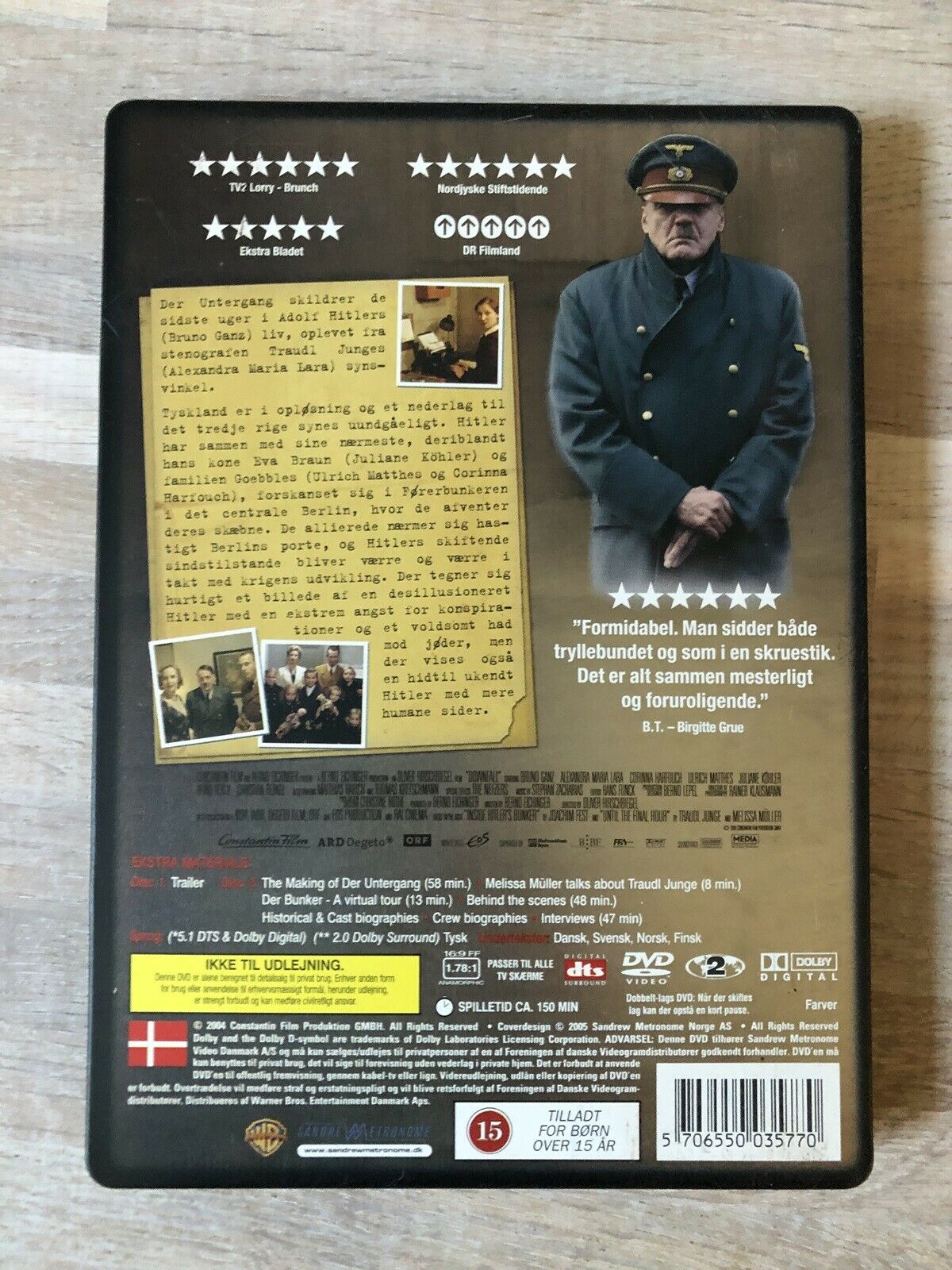 [Steelbook] Der Untergang (LÆS BESKRIVELSEN), DVD, drama