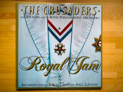 LP, The Crusaders With B.B. King, Royal Jam, velholdt dobbelt LP udgivet i 1982.
Genre: Smooth Jazz,