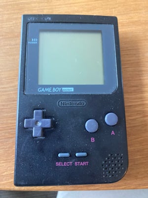 Nintendo Gameboy Pocket, God, Med 2 spil. F-1 Race og WARIO Land