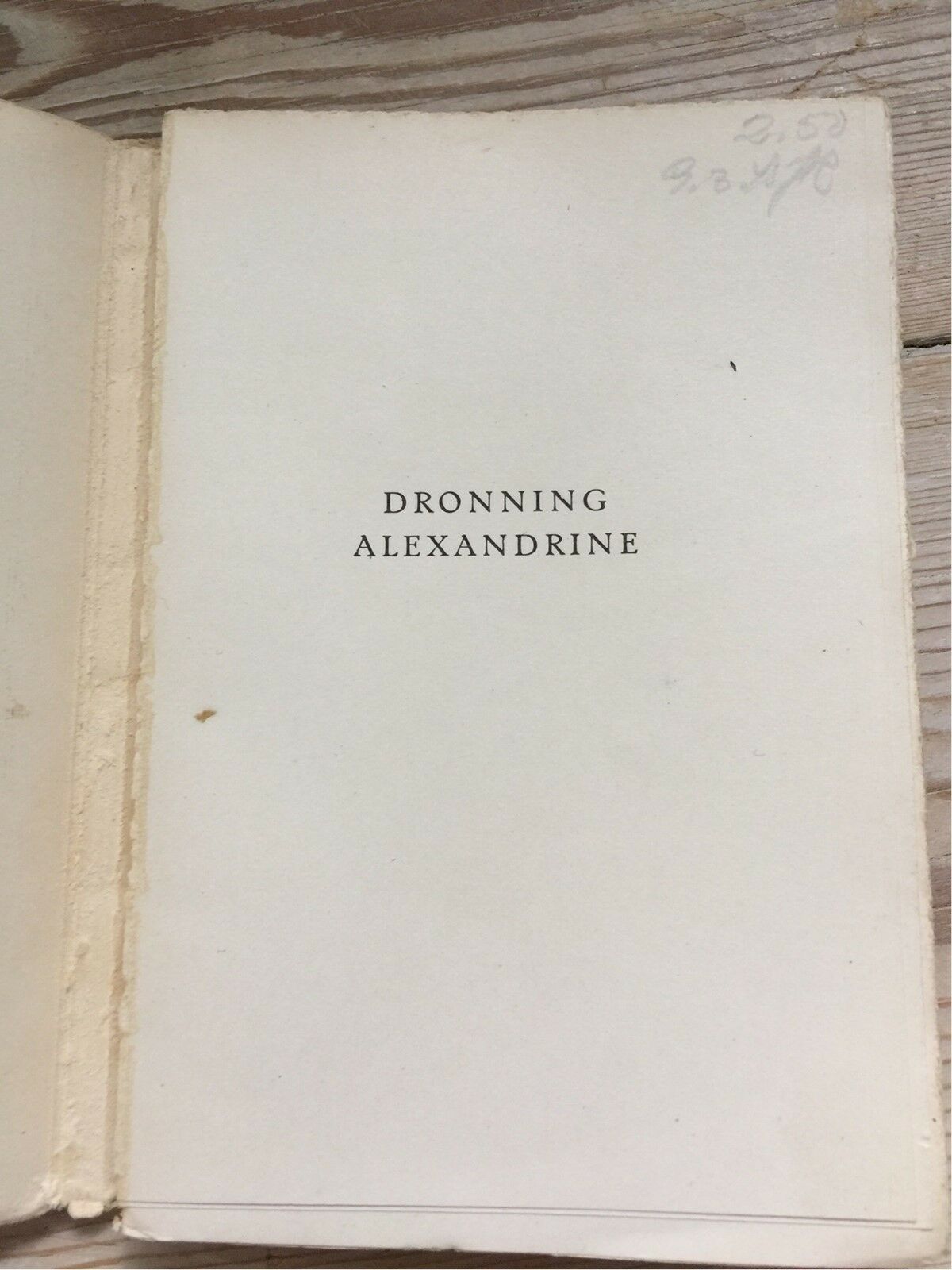 Dronning Alexandrine, J. Ravn-Jonsen, anden bog