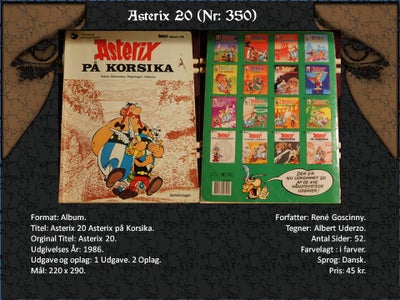 Telefonkort, Asterix Album, Asterix
Tegneserien Asterix, skabt af René Goscinny og Albert Uderzo.
Se