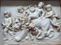 Skulpturelt vægrelief i alabast, Græsk-Romersk antik
