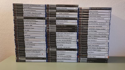 66 Playstation 2 spil, PS2, 66 Playstation 2 spil sælges samlet. Spillene fremstår generelt i ok sta