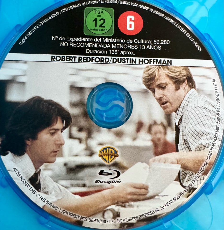 Alle Præsidentens mænd, Blu-ray, thriller