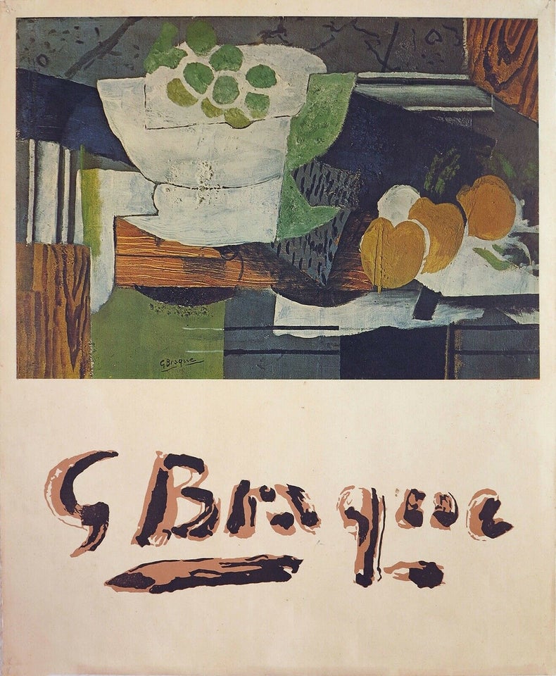 Væk svømme acceptabel plakat, George Braque, motiv: Frugt og frugtskål – dba.dk – Køb og Salg af  Nyt og Brugt