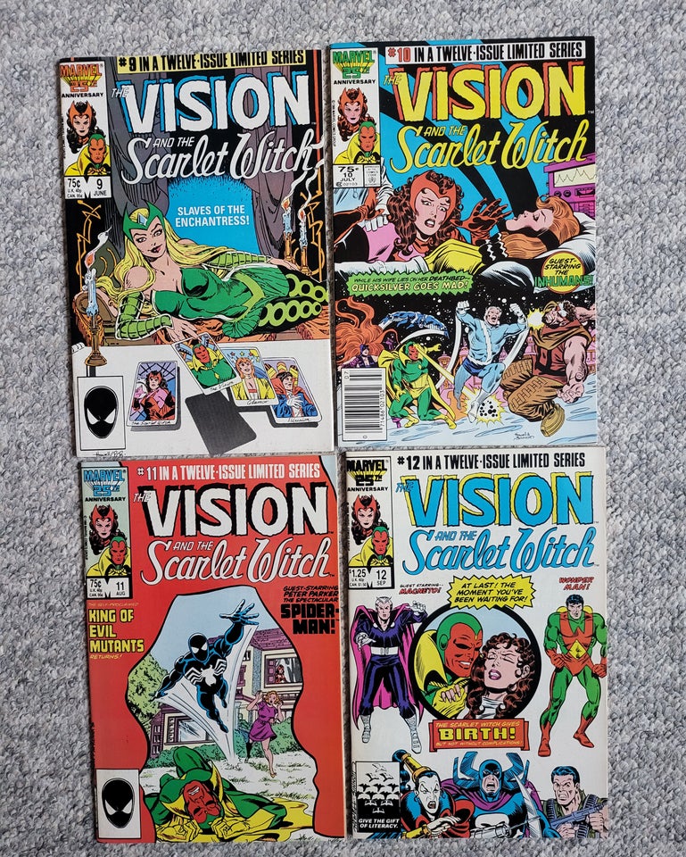 Vision and the Scarlett Witch, maxi serie 1985, Marvel