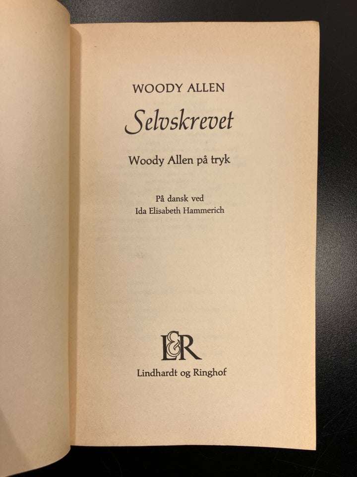 SELVSKREVET - Woody Allen på tryk, Woody Allen, emne: anden