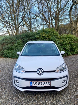 VW Up!, 1,0 MPi 60 Move Up!, Benzin, 2018, km 232600, hvid, aircondition, alarm, 5-dørs, centrallås,