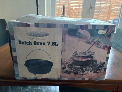 Bonfire Dutch Oven 7.6L, Jeg fik den her bålgryde til jul, og den er aldrig blevet brugt til noget. 