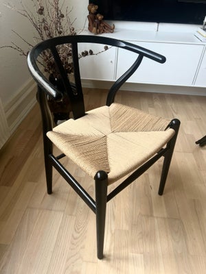 Spisebordsstol, Eg og naturflet, Hans J. Wegner, 4 spisebordsstole sælges.
Købt i 2022 og fremstår s