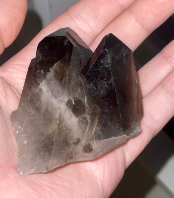Smykker og sten, Røgkvarts / smoky quartz krystal Stor, Røgkvarts / smoky quartz krystal StorForvand