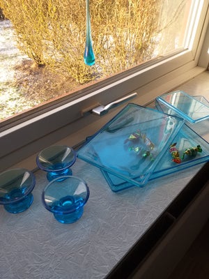 Glas, Lysestager; Holmegaard Glasværk,  Ittala, Holmegaard, Glas, Lysestage, Ittala

Tre lysestager 