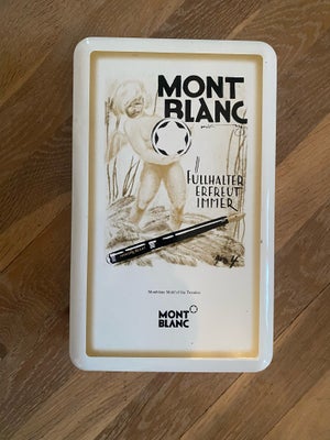 Fyldepen, Mont Blanc metalkasse, Mont Blanc fyldepensreklame i form af en flot metalkasse. Om kassen