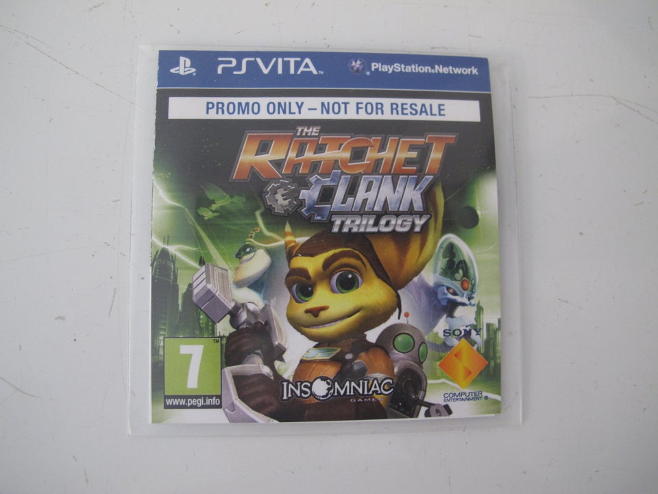 the Rachet Clank Trilogy PROMO, PS Vita