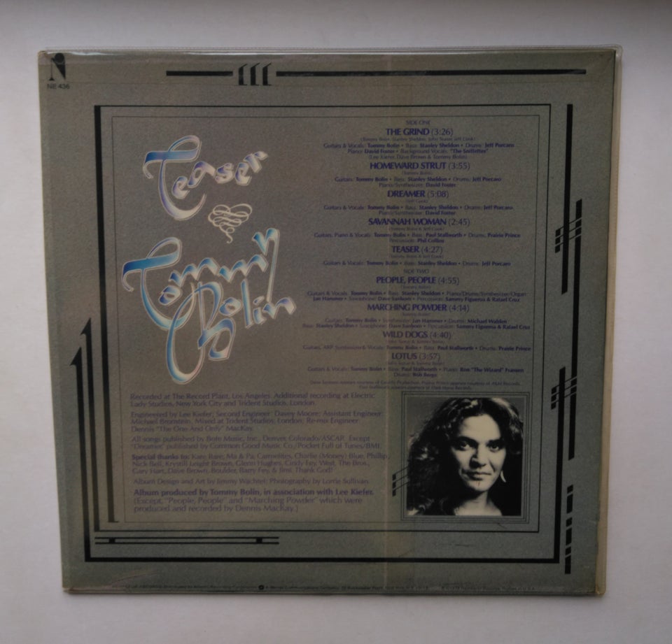 LP, Tommy Bolin, (3. pres. US)