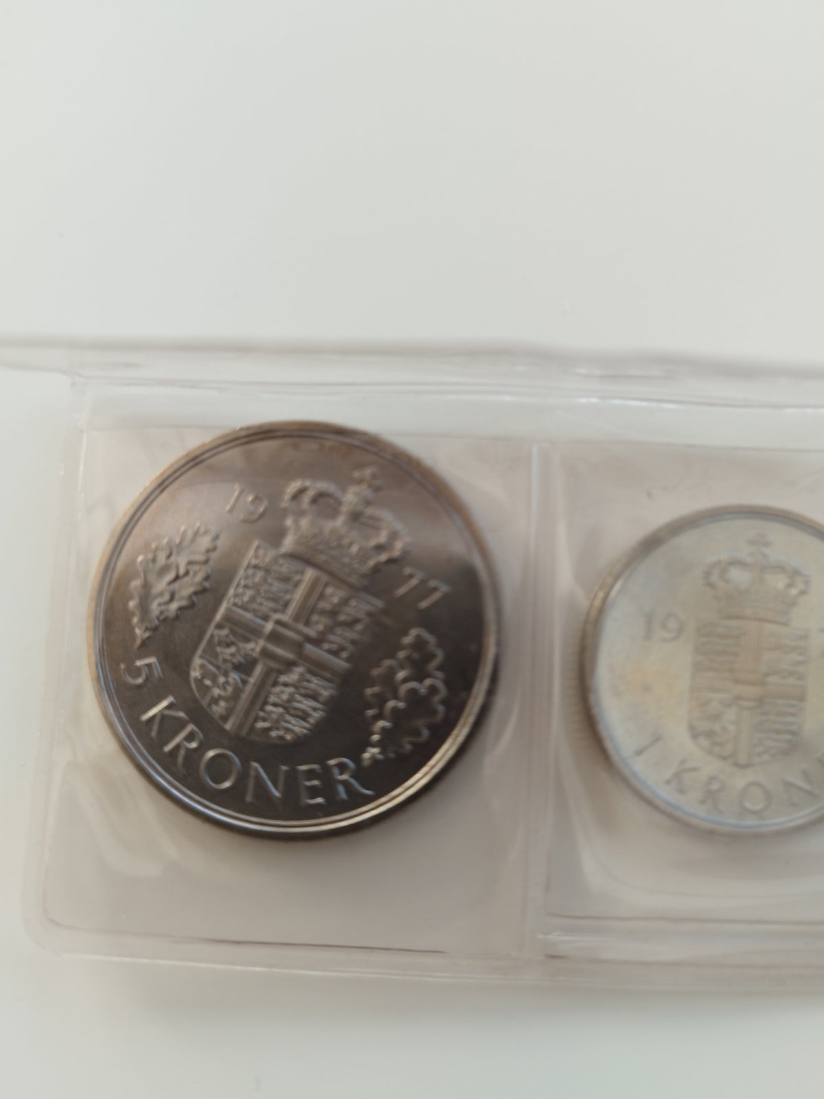 Danmark, mønter, 1977