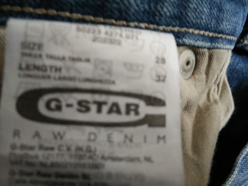 Jeans, G-Star Raw 3301, str. 28