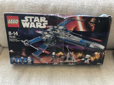 Lego Star Wars, 75149, Resistance X-Wing Fighter, "Uåbnet" og udgået sæt, hvor kassen desværre har f