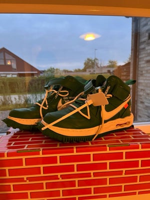 Sneakers, Nike x off White , str. 40,  Pine green,  Læder ,  Næsten som ny, Nike x off-White airforc