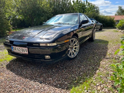 Toyota Supra, 3,0 Turbo Targa, Benzin, aut. 1989, km 236000, sort, ABS, 3-dørs, centrallås, service 