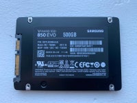 Samsung 850 EVO SSD, 500 GB, Perfekt