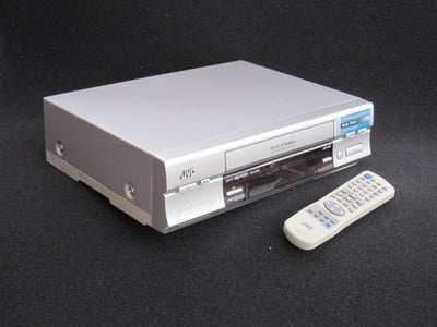 VHS videomaskine, JVC, HR-V500, Perfekt, 

- Incl. fjernbetjening,
- Kan afspille SP / LP,
- Nicam H
