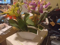 Kunstige blomster, Orkideer i urtepotte forskellige