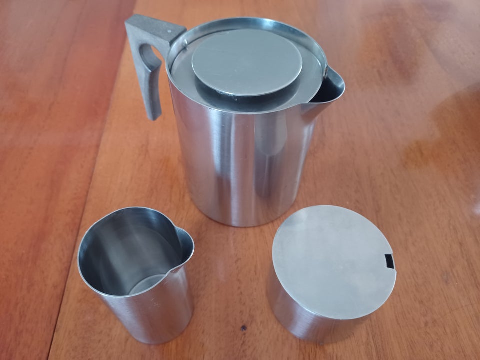 Flot Stelton Kande te/kaffe og fløde/sukkerskål, Stelton