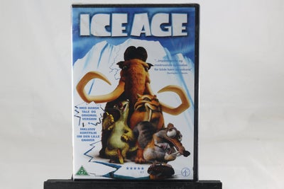 Ice Age, instruktør Chris Wedge, Carlos Saldanha, DVD, animation, Filmen er som ny og stadig i folie