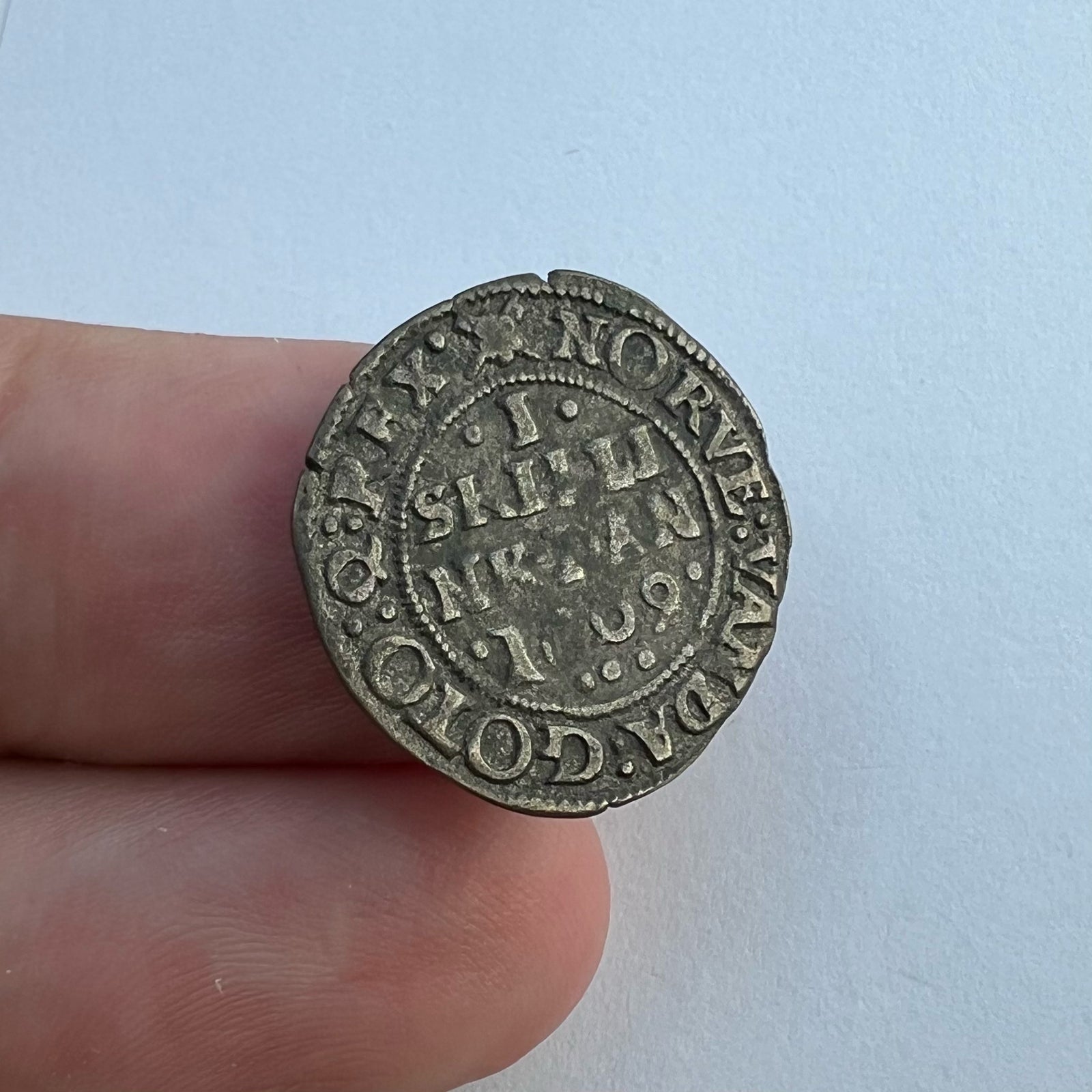 Danmark, mønter, 1 skilling