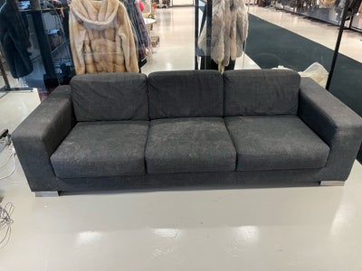 Sofa, stof, 3 pers. , Bolia, Mørkegrå 3pers sofa fra Bolia
Trænger til rens, ikke slidt men bare bes
