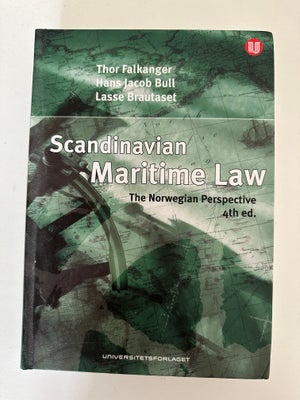 Scandinavian Maritime Law, Thor Falkanger m.fl., år 2017, 4. udgave, Engelsk bog. Meget meget få ove