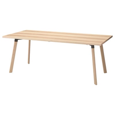 Spisebord, Ask, Ikea , b: 90 l: 200, Super lækkert og velholdt plankebord fra Ikea. Det er meget nem