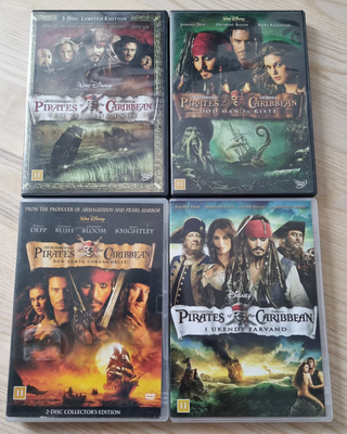 Pirates of the Caribbean, DVD, eventyr, Pirates of the Caribbean dvd film.
Død mands kiste,
Ved verd