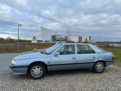 Renault 25, 2,2 TX, Benzin, 1991, km 388000, blåmetal, 5-dørs, centrallås, service ok, 15" alufælge 