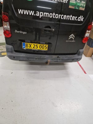 Citroën, Berlingo, 1,6 HDi 75 Cityvan L1N1, Diesel, 2012, sort, km 170000, 5-dørs, ekskl. moms, God 