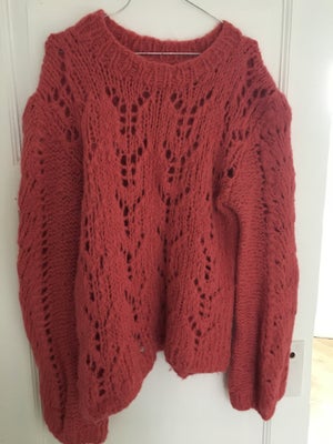 Sweater, X, str. 40, Coral, Ubrugt, Smukkeste bløde hjemmelavet Sweater i str L/XL. Lavet i Mohair e